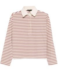 Seventy - Striped Polo Shirt - Lyst