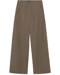 Jonathan Simkhai - Pleated Button-Fastening Trousers - Lyst