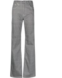 R13 - Jane Jean Plaid Straight-Flared Jeans - Lyst