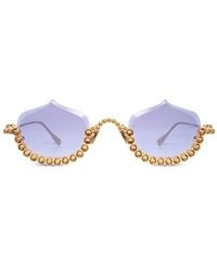Anna Karin Karlsson - Crystal Meringue Crystal-Embellished Sunglasses - Lyst