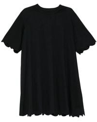 JNBY - Crew-Neck Short-Sleeves Mini Dress - Lyst