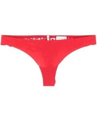 Fleur du Mal - Charlotte Seamless Lace Thong - Lyst