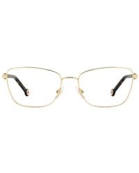 Carolina Herrera - Logo-Plaque Square-Frame Glasses - Lyst