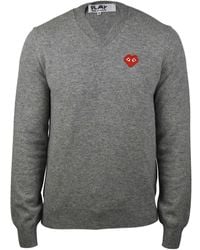 Comme des Garçons - Pull À Col V - Lyst