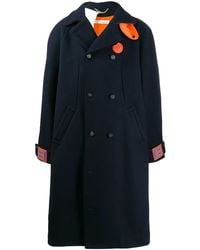 Off-White c/o Virgil Abloh - Double Breasted Midi Coat - Lyst