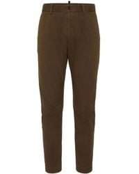 DSquared² - Cotton Blend Elastic Trousers - Lyst