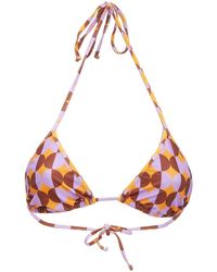 La DoubleJ - Triangle Bikini Top - Lyst