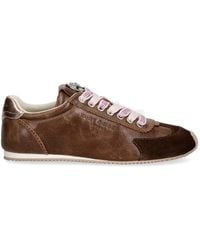 Kurt Geiger - Crystal-Embellished Eagle-Head Sneakers - Lyst