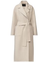 Fabiana Filippi - Belted Notch-Lapels Coat - Lyst