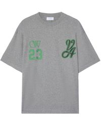 Off-White c/o Virgil Abloh - T-shirt Logo - Lyst