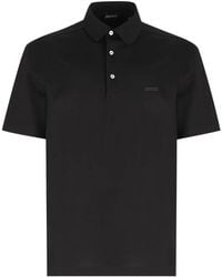 ZEGNA - Short-Sleeve Piqué Polo Shirt - Lyst