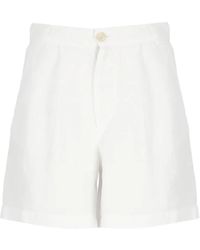 120% Lino - Short En Lin - Lyst