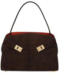 Ferragamo - Hug Small Leather Tote Bag - Lyst