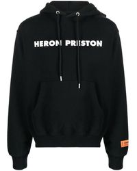 Heron Preston - Logo Cotton Hoodie - Lyst