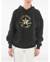 Converse - Sudadera Con Capucha Y Logo - Lyst