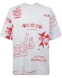 Gcds - Graphic-Print T-Shirt - Lyst