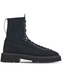 Ferragamo - Lace-Up Combat Boots - Lyst