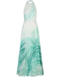 Kiton - Maxi-Jurk Met Bloemenprint - Lyst