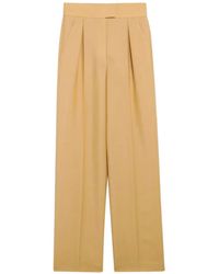 Valentino Garavani - Pleated-Design Trousers - Lyst