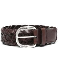 Golden Goose - Woven Leather Belt - Lyst