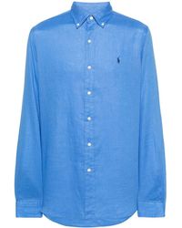 Polo Ralph Lauren - Chemise boutonné à logo - Lyst