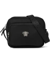 Versace - Borsa Messenger La Medusa Con Applicazione - Lyst