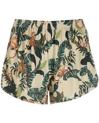 Lygia & Nanny - Shorts Mit Blatt-Print - Lyst