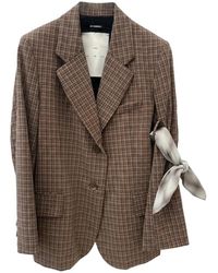 Song For The Mute - Check-Pattern Blazer - Lyst