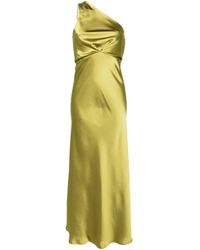 Blanca Vita - Asymmetrisches Abendkleid Aus Satin - Lyst