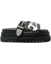 Toga - Stud-embellished Flatform Sandals - Lyst