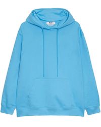 MSGM - Hoodie À Logo Imprimé - Lyst