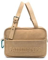 Patrizia Pepe - (Im)Perfection Embossed Suede Tote Bag - Lyst
