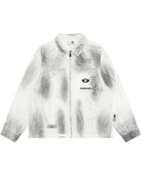 Aape By A Bathing Ape - Veste En Jean À Logo Appliqué - Lyst