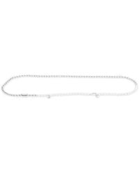 McQueen - Pearl-Embellishment Belt - Lyst