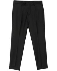 Michael Coal - Frederick Pleated Turned-Up Trousers - Lyst