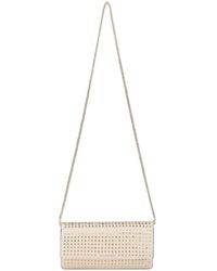 Kat Maconie - Victoria Stud-Embellished Chain-Link Shoulder Bag - Lyst
