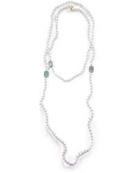 Izabel Display - Mega Pearl Cubic-Zirconia Necklace - Lyst