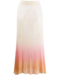 Jacquemus - Helado Degradê Pleated Knitted Skirt - Lyst