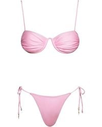 Noire Swimwear - Monowire Tie-Fastening Bikini - Lyst