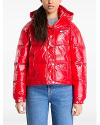 Tommy Hilfiger - High-Shine Puffer Jacket - Lyst