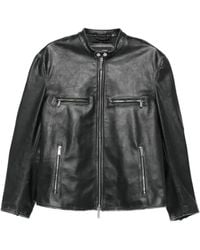 DSquared² - Bad Boy Zip-Up Leather Jacket - Lyst