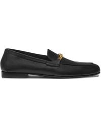 Versace - 'Medusa' Leather Loafers - Lyst