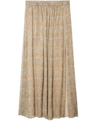 Zadig & Voltaire - Gonna Lunga Jady Con Stampa Paisley - Lyst