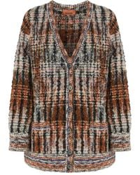 Missoni - V-Neck Pocket Cardigan - Lyst