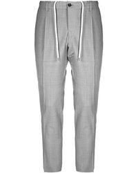 BE ABLE - Riccardo Drawstring Pleated Trousers - Lyst