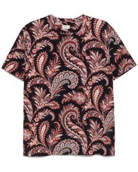Etro - Paisley-print Cotton T-shirt - Lyst