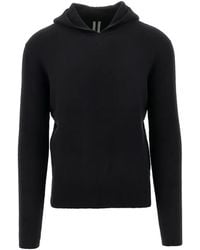 Rick Owens - Fine-Knit Hoodie - Lyst