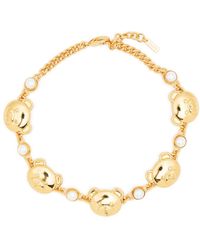 Moschino - Teddy-bear Pearl-embellished Necklace - Lyst