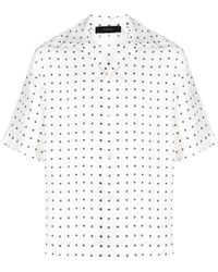 Amiri - Polka Dot-print Silk Shirt - Lyst