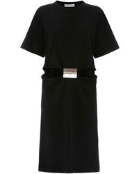 JW Anderson - Hinge-embellished T-shirt Midi Dress - Lyst